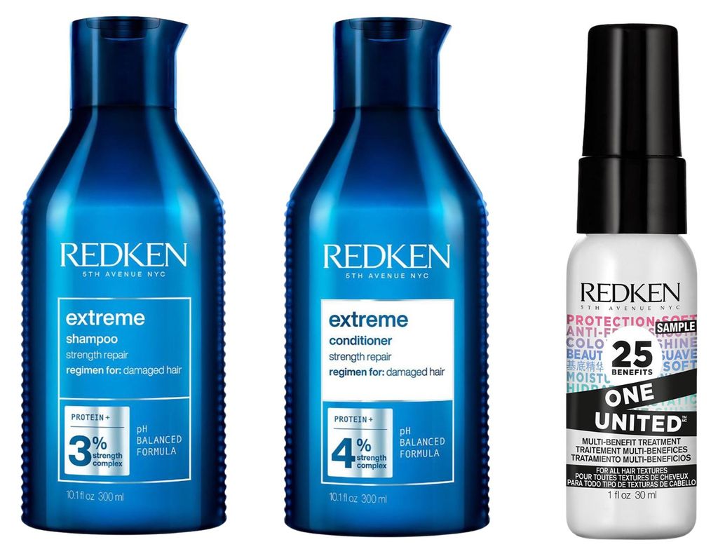 Redken Extreme Shampoo und Conditioner Set + eine e "One Produktbild 
