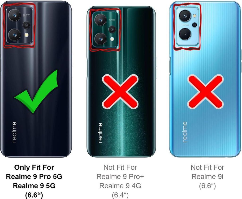 AICEK Hülle Für Realme 7 Pro – Transparente TPU Schutzhülle, Stoßfest, Mit Noppen-Design, 6,4 Zoll