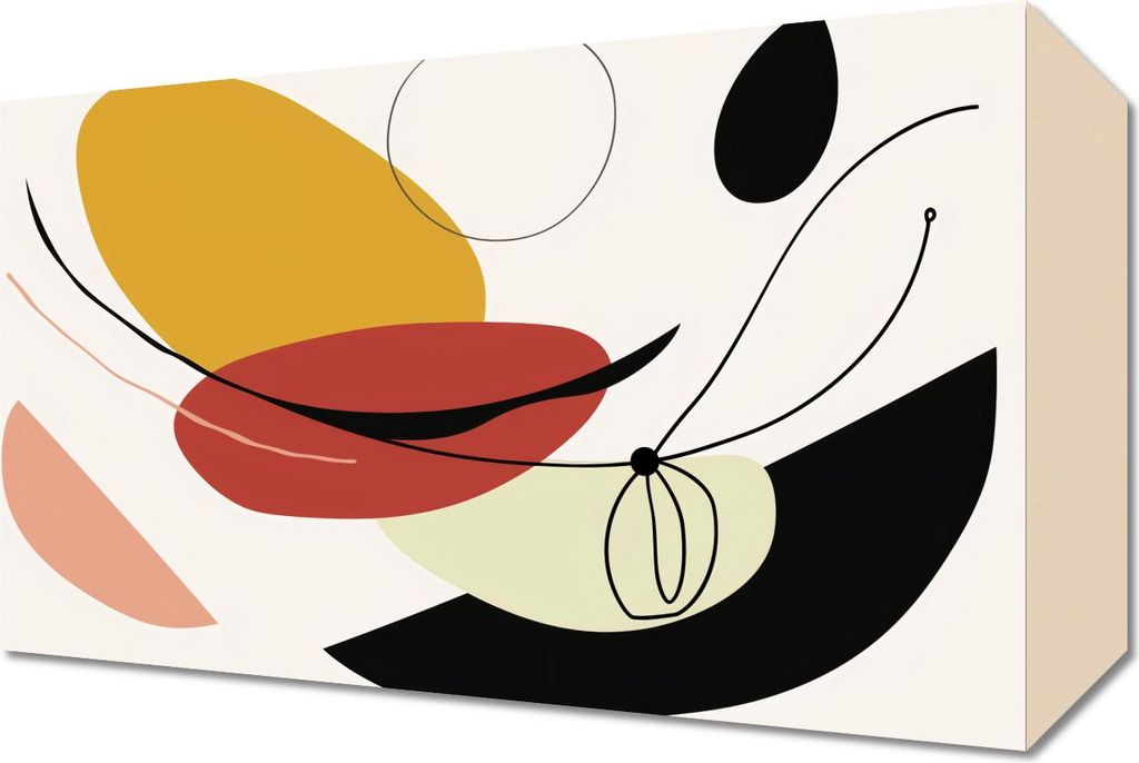 Bild 30x20cm Geometrische Krümmung