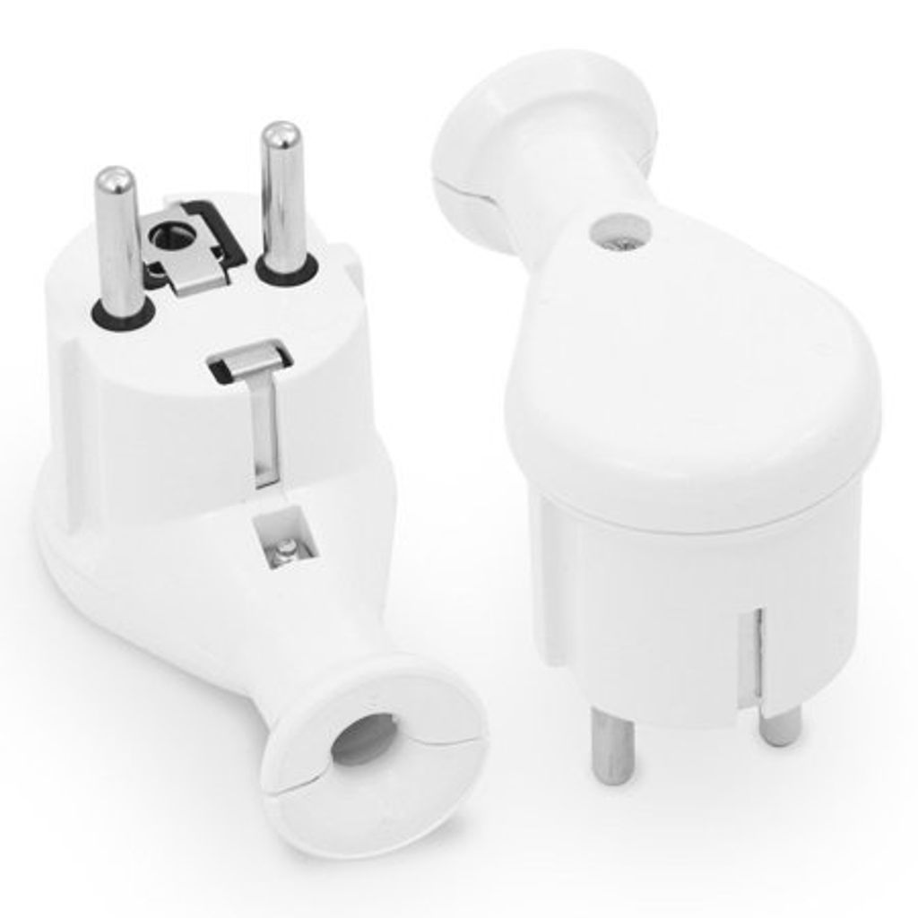 Odizolovaná zástrčka, uhlová Uni-SCHUKO, 2p+Z; 16A, 250V; Obrázok produktu 