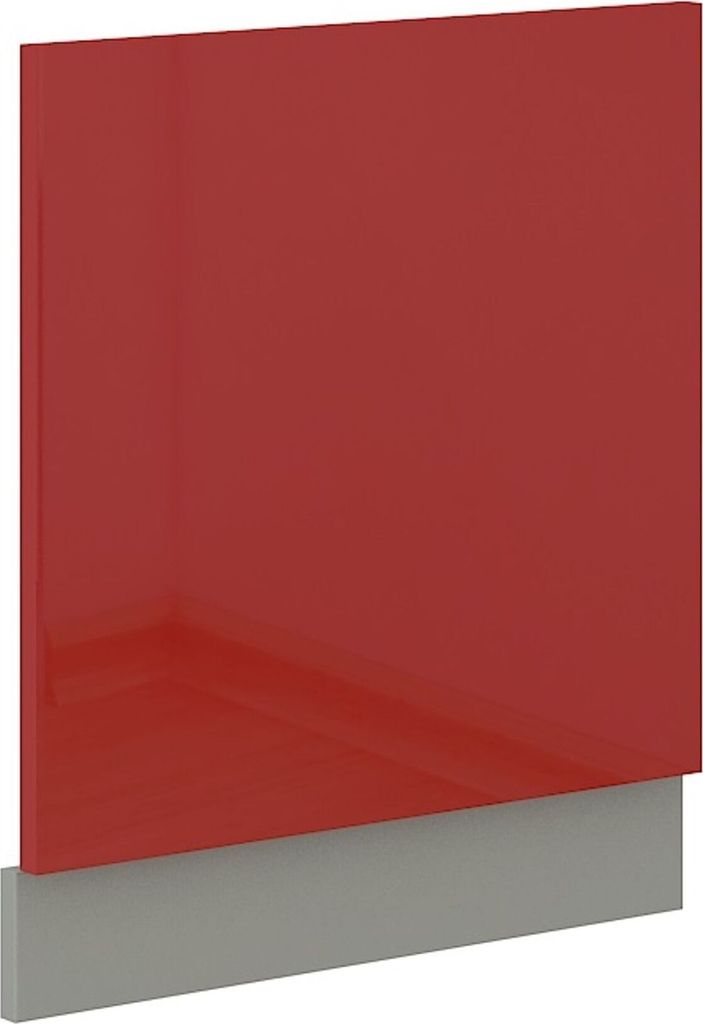 Frontblende Geschirrspüler integriert 60 cm Rot Hochglanz Küche Rose Bianca