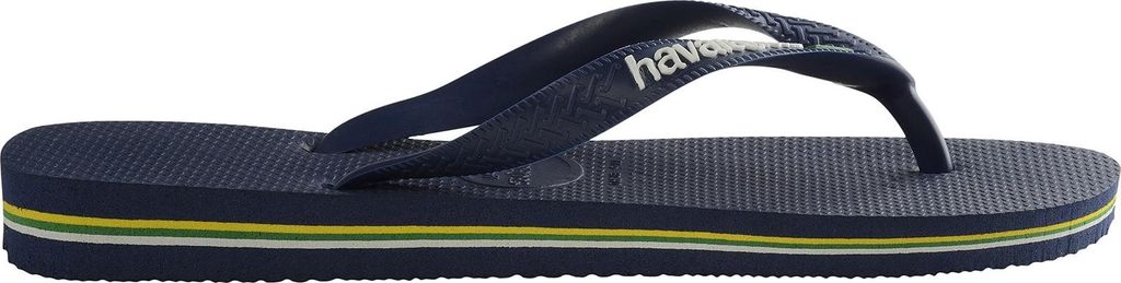 Havaianas Flip-Flops mit Brasil Logo Design, Farbe Weiß