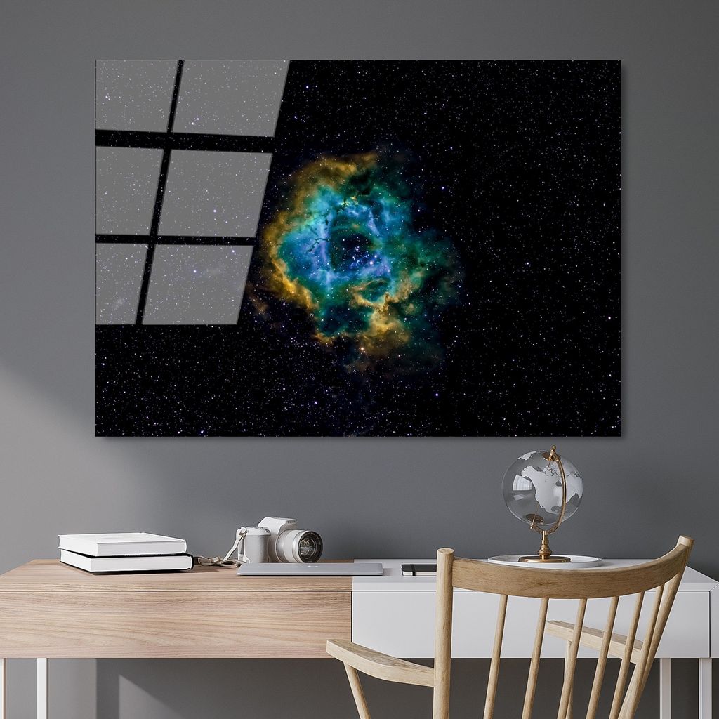 Wallity, UV-088 70 x 100, Dekorative Malerei aus gehärtetem Glas, 100 % gehärtetes Glas, Mehrfarbig, 70 x 100 cm