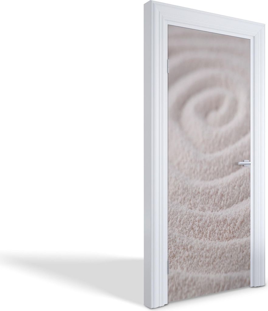 Türaufkleber Innentüren Selbstklebende Kreativ Wandsticker - Spiralförmiges Sandmuster - 85 x 205 cm