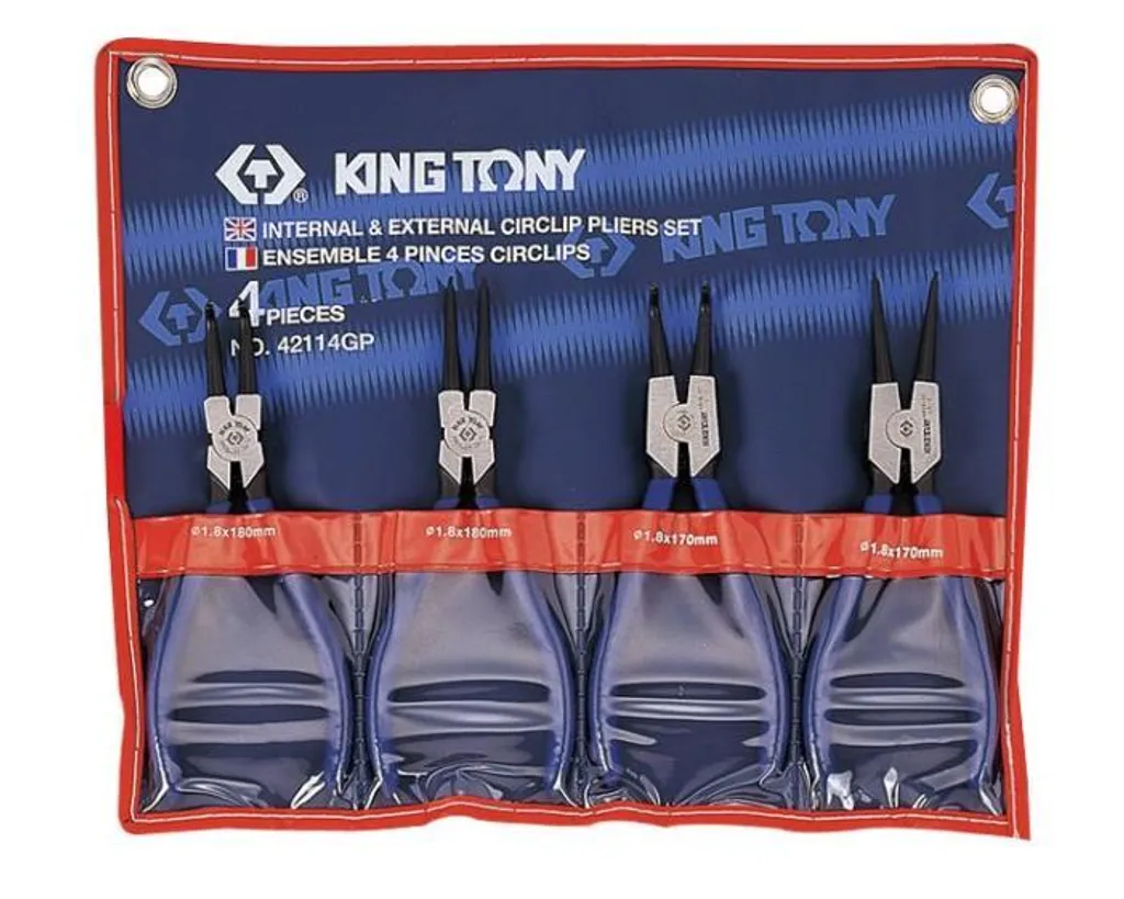 King Tony 42114GP: Il Kit Pinze Definitivo che Ogni Meccanico Desidera