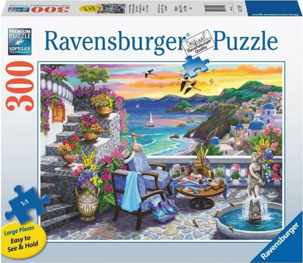 RAVENSBURGER Západ slunce nad Santorini EXTRA 300 kusů Obrázek produktu 