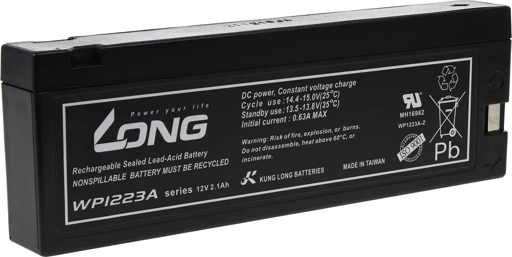 Batterie rechargeable 12V 2100mAh WP1223A au plomb étanche et AGM