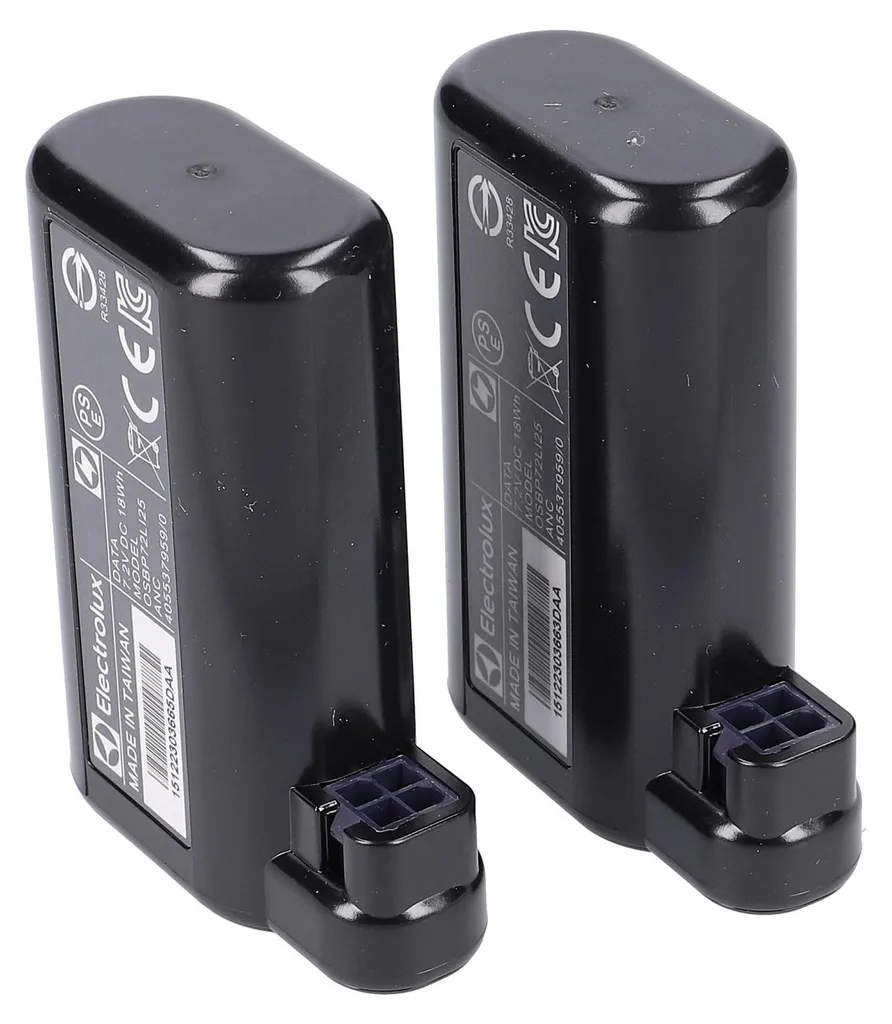 Pack batterie Li-ion 4060001007 pour robot Electrolux longue durée 2pcs