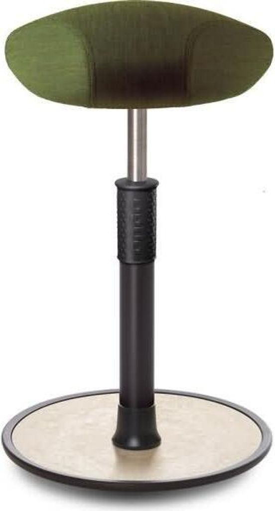 Sitz- Stehhocker Free Tall Triangel kvadrat Remix Olive schwarz /cremeweiß.