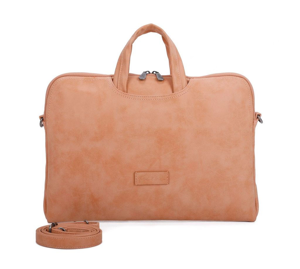 Fritzi aus Preußen Laptoptasche mit Laptopfach Vintage Fritzi55 Notebook Bag Peach Party orange
