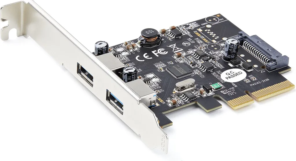 Carte PCIe StarTech.com PEXUSB312A3 USB 3.2 Gen 2 à 10Gbps avec 2 Ports