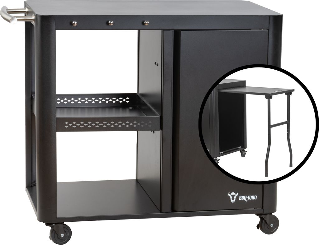 Grilovací vozík BBQ-Toro 95 x 50 x 80 cm, černý Grilovací Obrázek produktu