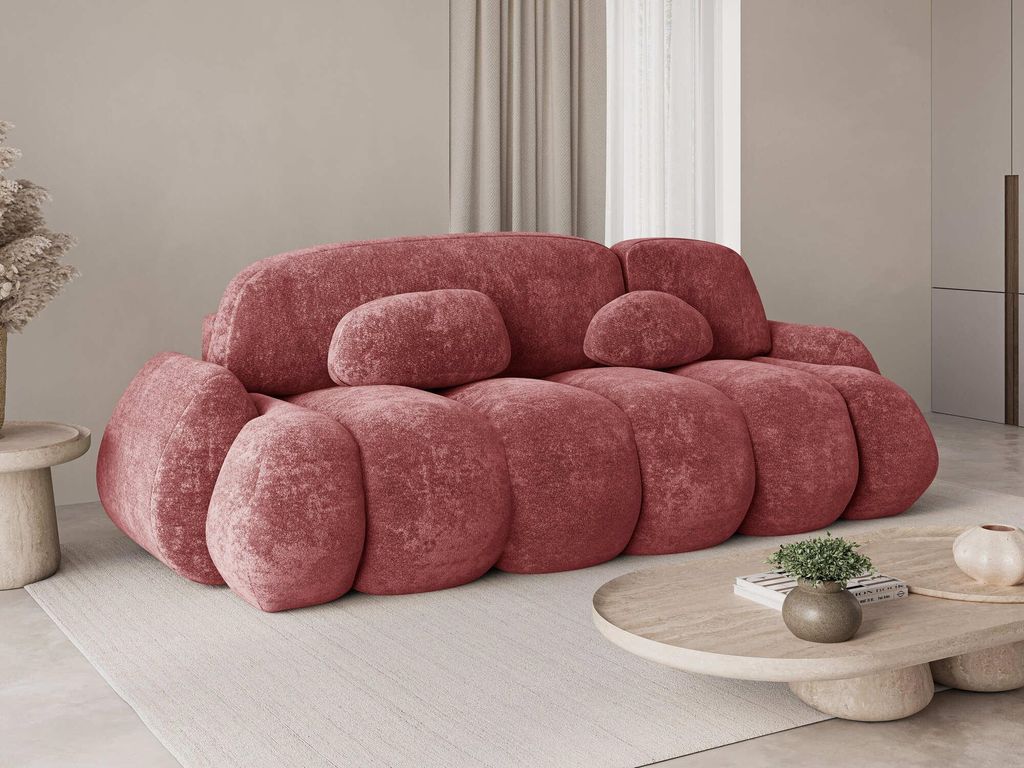 Moderne Schlafcouch mit Schlaffunktion und Bettkasten – Produktbild 