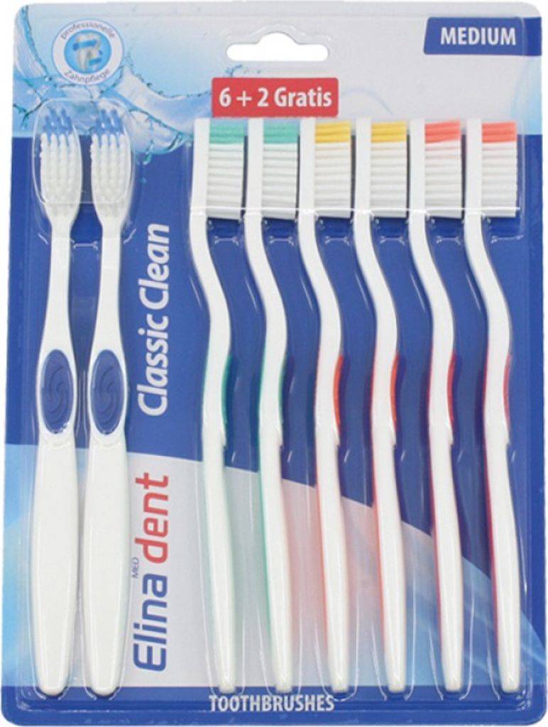 8 Zahnbürsten mit abgerundeten Zahnbüsten Produktbild 2