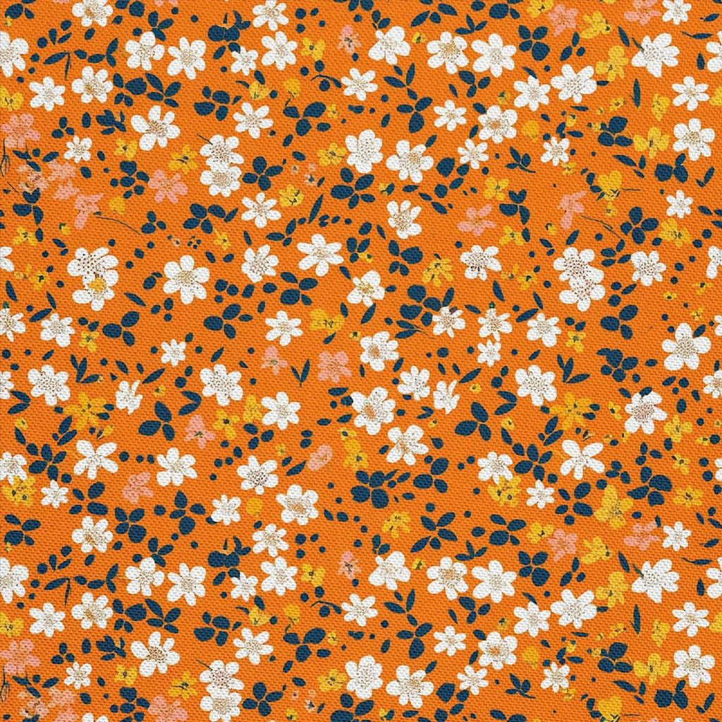 OUTDOOR DEKOSTOFFE OXFORD - Motiv Blumen I DX5397