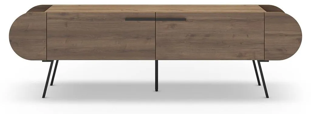 Meuble TV Salon pour Grand Écran SALUSO CALICOSY avec Rangement Discret