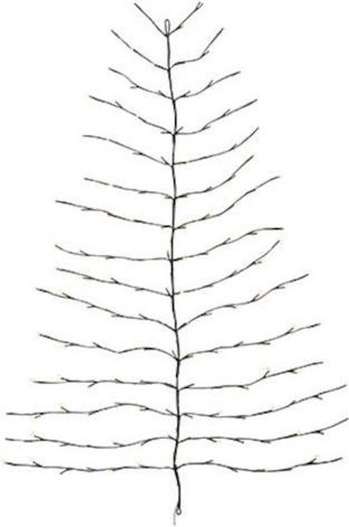 Countryfield LED Baum Weihnachtsbaum aus LED Beleuchtung für die Wand 100 x 120 cm | 136 LEDs