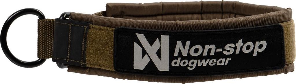 Non-stop dogwear Halsband Solid Collar WD oliv, Größe: 40