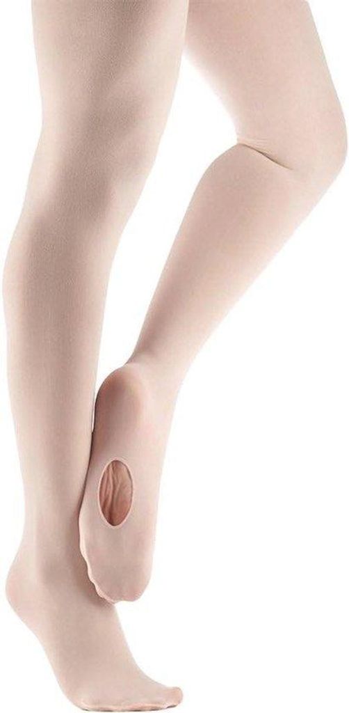 Kinderpanty - Converteerbare Danspanty - Hielgat - Roze - Maat M (125-140 cm)