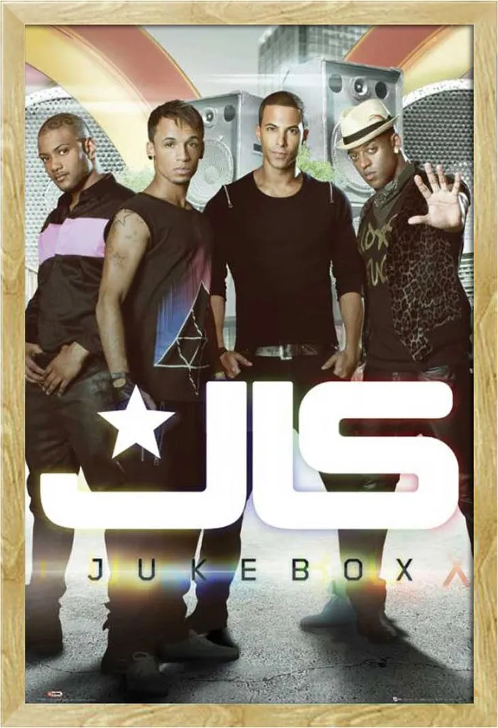 Poster JLS Jukebox + Cornice Shinsuke Faggio - Wall Art Pop Moderna