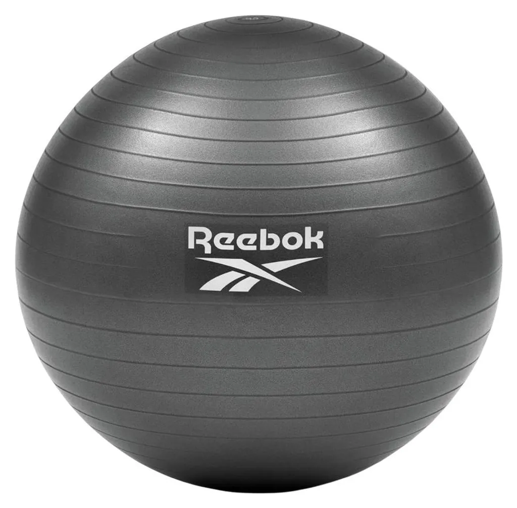 Ballon de gymnastique Reebok PP840 noir pour yoga et gainage abdominal