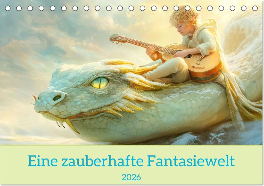 Eine zauberhafte Fantasiewelt (Tischkalender 2026 DIN A5 quer), CALVENDO Monatskalender