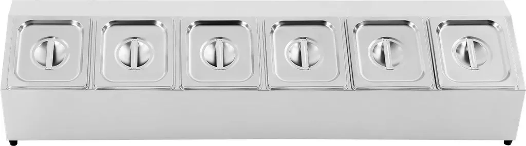 Portaspezie Acciaio Inox 6 pezzi - Set Argento Salvaspazio per Famiglie
