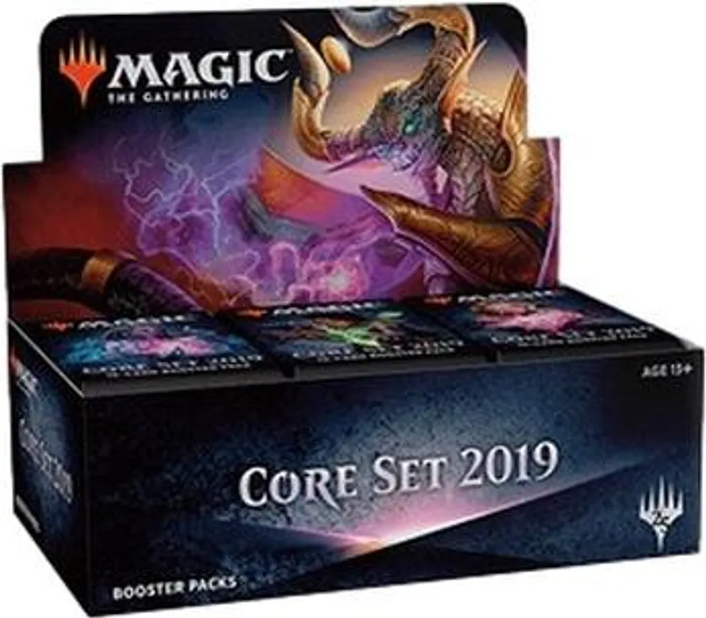 Booster Box Magic M19 - 36 Recharges avec Cartes Rares et Mythiques M19