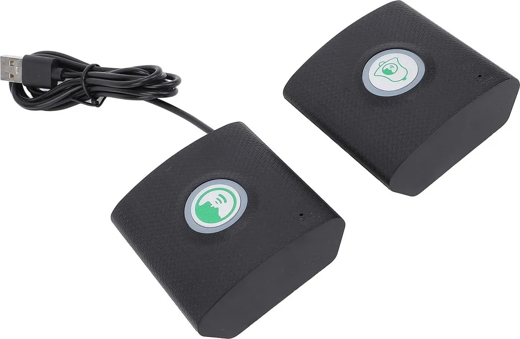 Sonnette rechargeable USB interphone 2 voies volume réglable bureau - 7