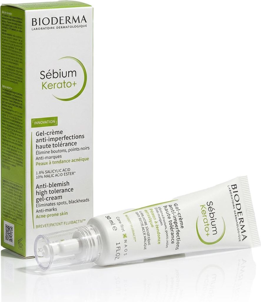 Bioderma Sbium Kerato+ Gel-Creme gegen Akne Produktbild 