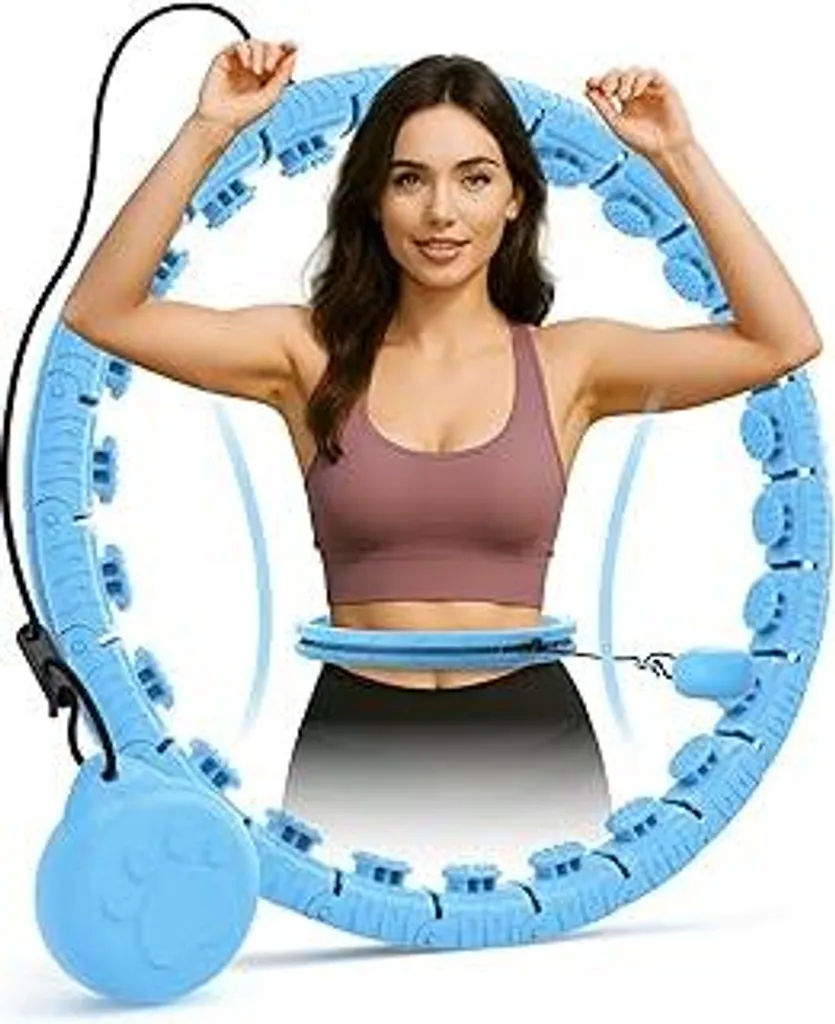 Hoola Hoop Fitness Adulti: Cerchio con Peso Regolabile per Addominali