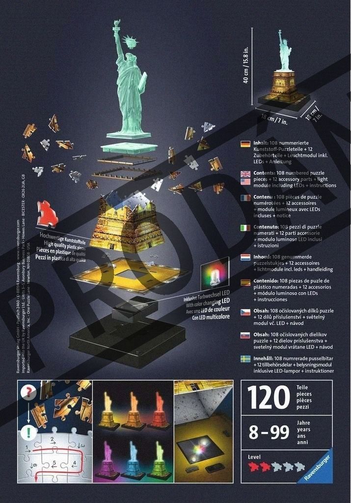 Ravensburger Freiheitsstatue bei Nacht Produktbild 16