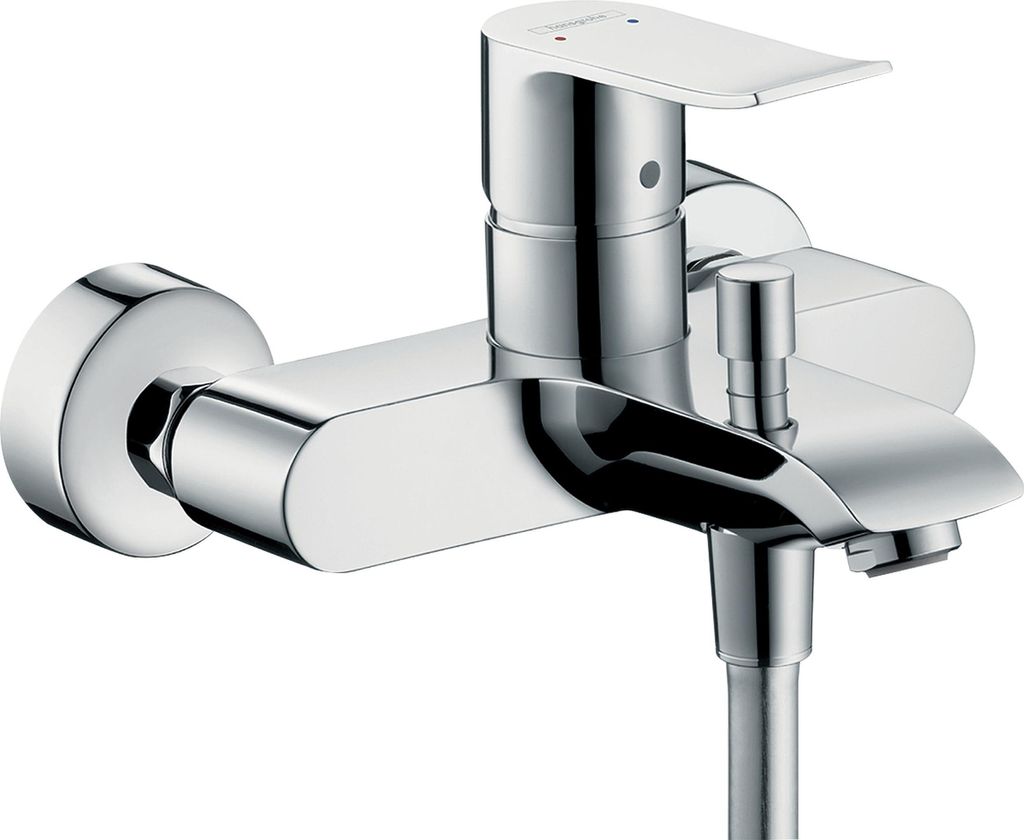 Hansgrohe Metris-Einhebel-Wannenmischer Aufputz DN15 Nr. 31480 verchromt