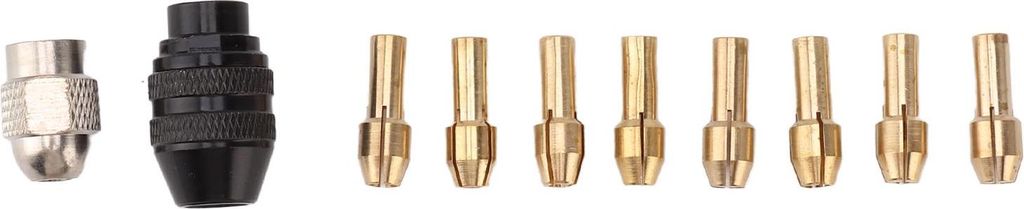 Bohrer Chuck Collet Set fr Ersatz 4485 Messing Schnellwechsel Rotary -Nut -Tool mit 2 8