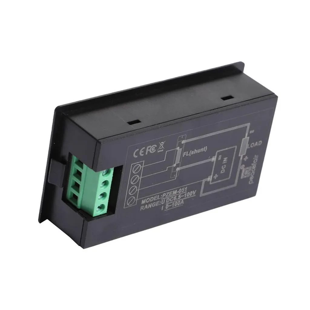 Testeur de Puissance DC 100A avec Écran LCD Bleu et Mesure de Consommation - 5
