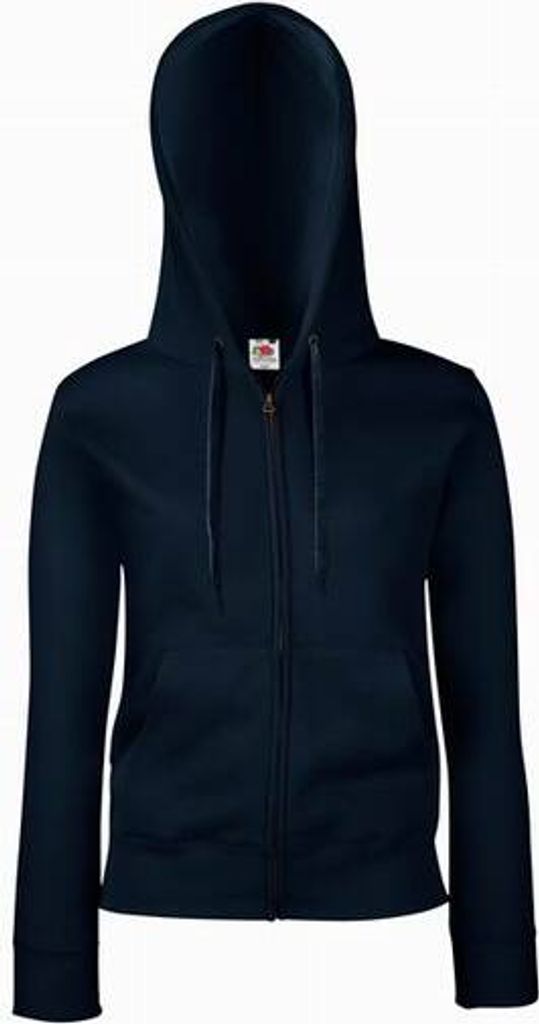 Damen-Sweatshirt mit Kapuze Premium mit Kapuze Sweatjacke - Deep Marine, M