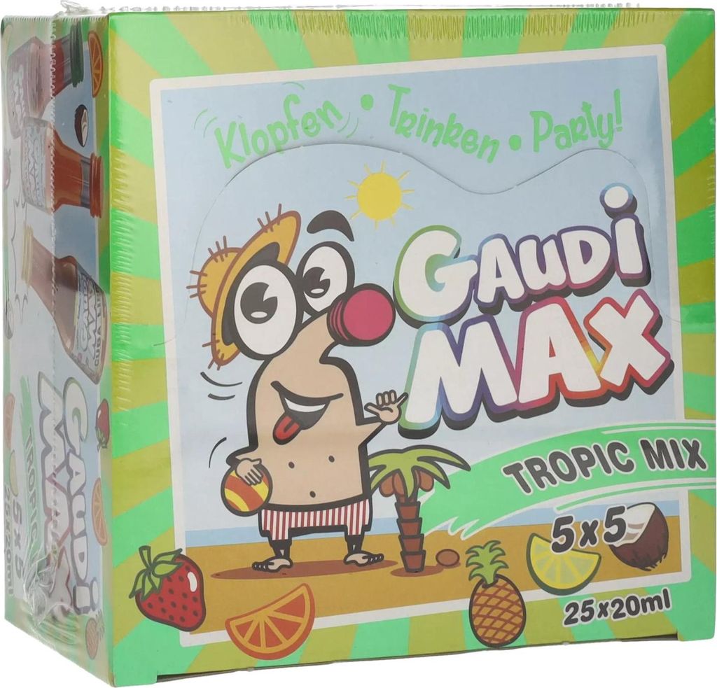 Gaudi-Max TROPIC MIX 16,6% Vol. 25x0,02l Image du produit 