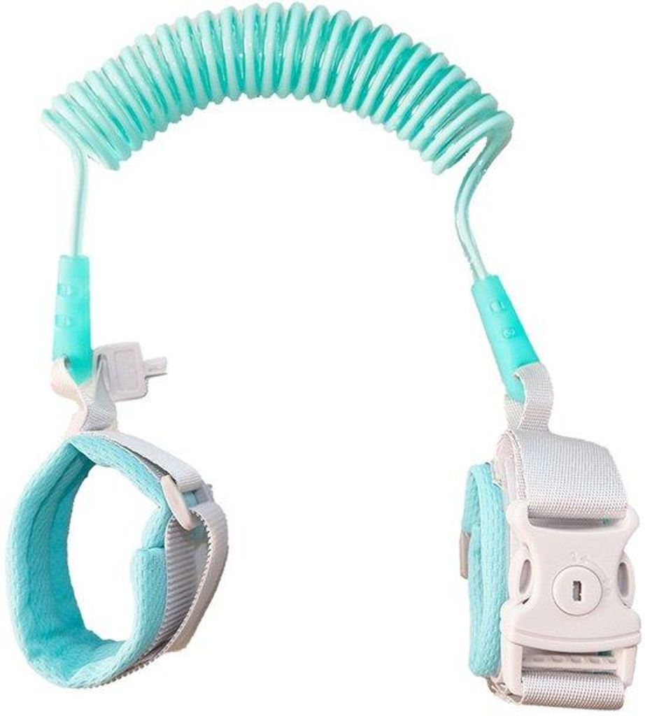 Sicherheitsgurt für Babys und Kleinkinder; verbesserte Riemschlinge mit Federmechanismus und Schlüsselschloss; ausklappbare Riemschlinge für Kle...