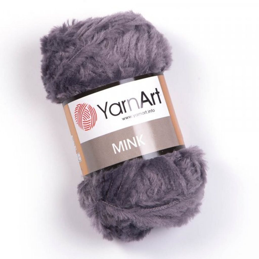 YarnArt Mink, 335 sivá Obrázok produktu 