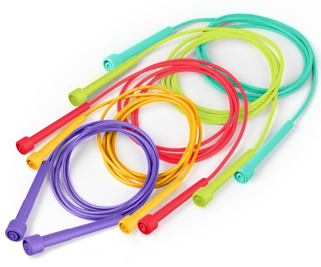 TWIDDLERS – 5 farebných, nastaviteľných skákacích šnúr pre Obrázok produktu 