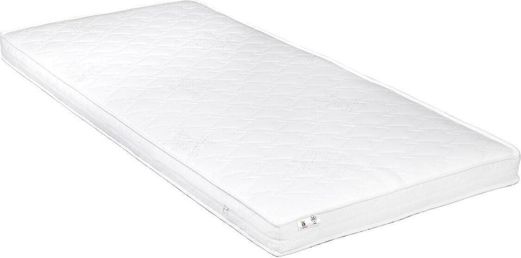 FURNLUX Federlose Matratze Biofoam Weiss 90x195cm / Hauptfarbe: Weiß / Abmessungen: 90 x 195 x 10 cm