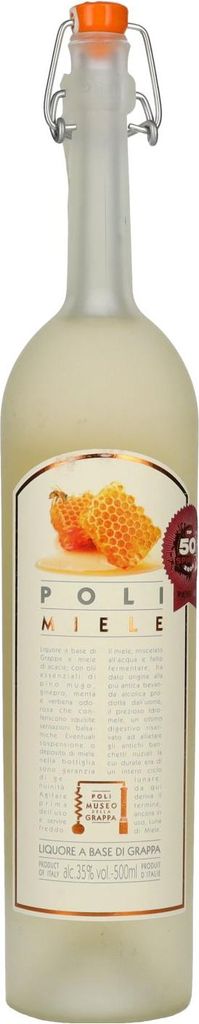 Poli Miele Liquore a Base di Grappa 35% Vol. 0,5l Produktbild 