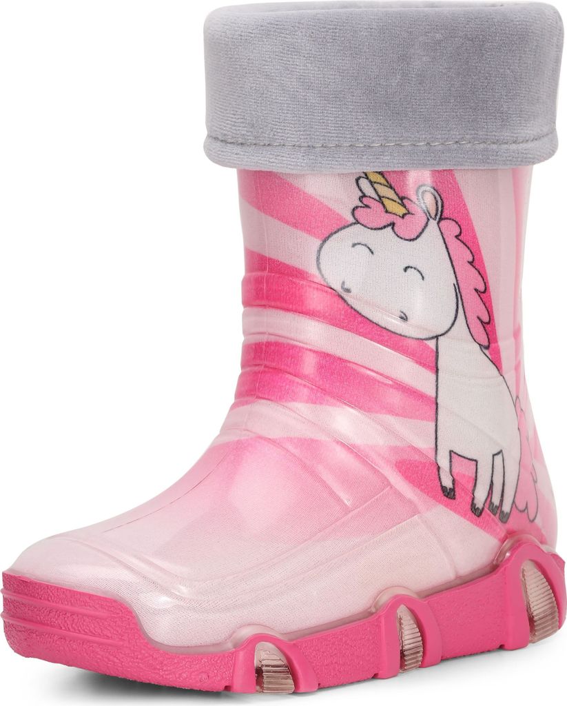 Ladeheid Kinder Mädchen Jungen Gummistiefel Gefüttert Produktbild 