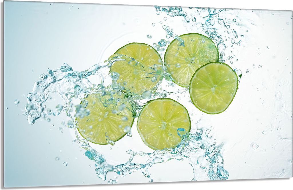 Glasschutzplatte für den Herd 80x52 Lime