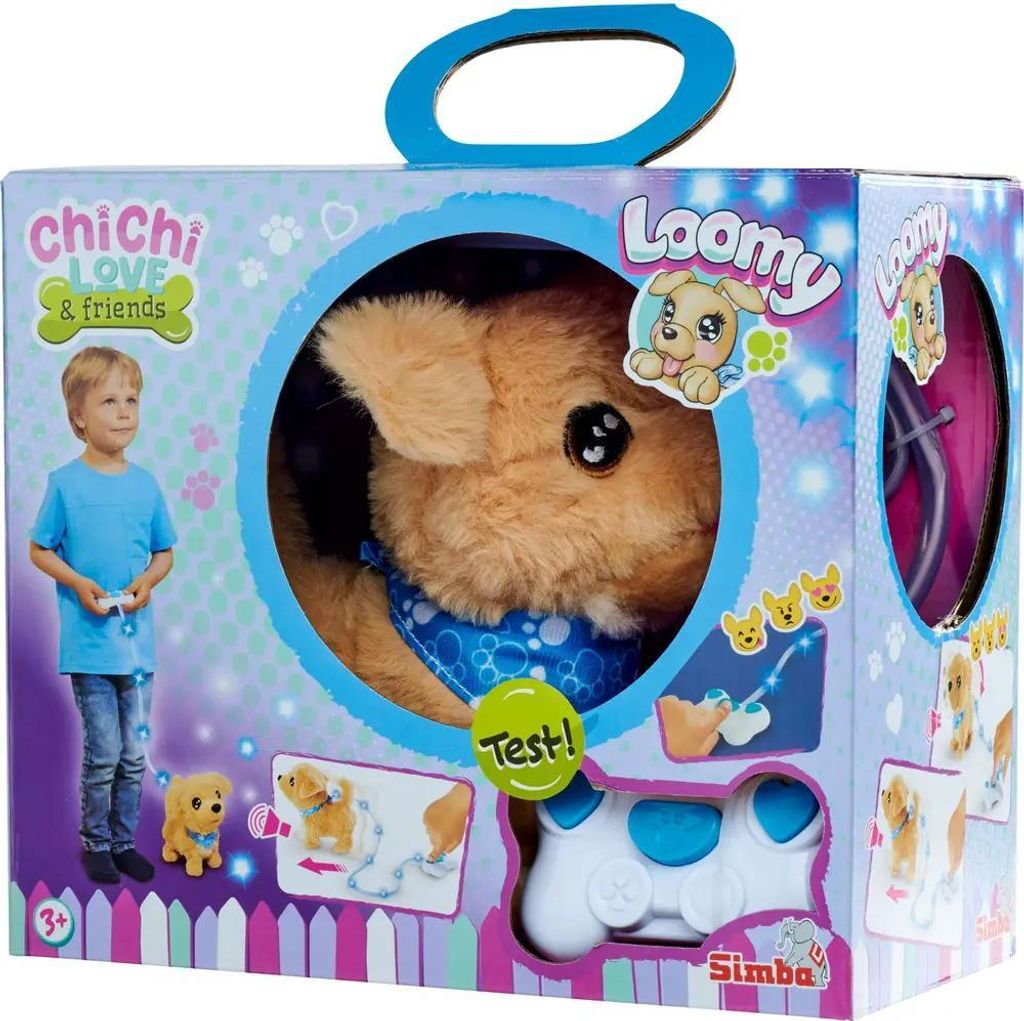 ChiChi LOVE Loomy - Zlatý retriever (béžová/ružová, 20 cm) Obrázok produktu 