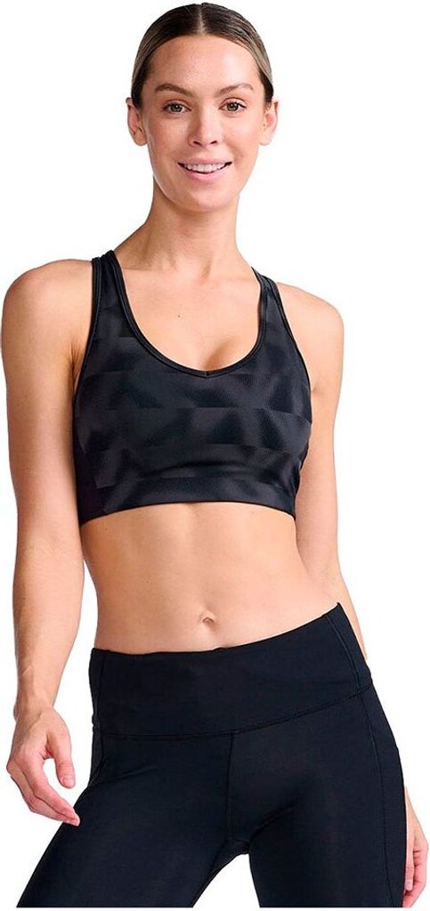 2xu Motion Racerback Sport-bh Mittlerer Halt Schwarz XL Frau Schwarz XL