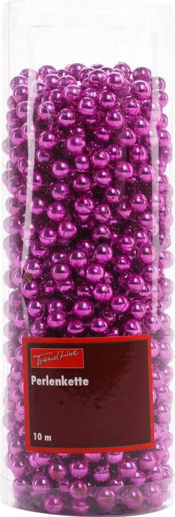 TrendLine Perlenkette bruchfest, langlebig 10 m pink