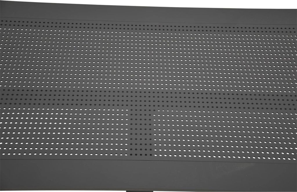 Loungeset - 3-teilig - Aluminium - Dunkelgrau - 194x78x73cm