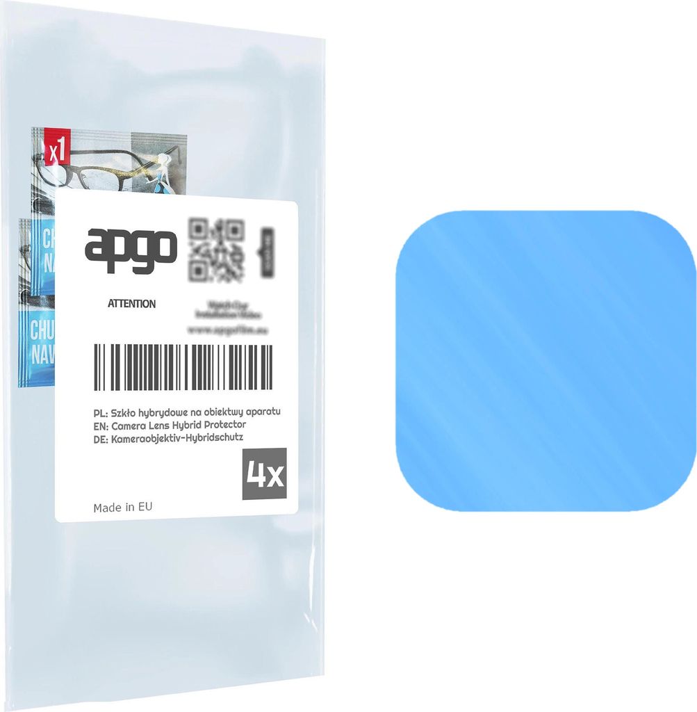 apgo 4 Stück Linsenschutz Kamera Schutzglas für Xiaomi Redmi Note 9 Pro Kameraschutz, 9H Kameraobjektiv Camera Lens Protector
