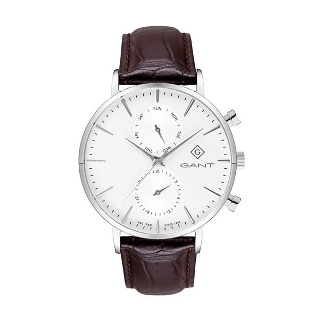 Montre Analogique Homme Gant G121001 avec Bracelet en Acier Argenté